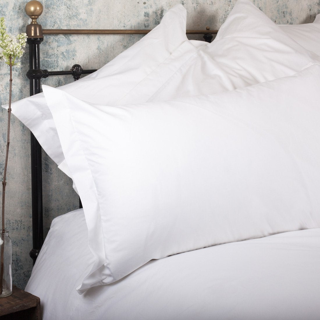 Luxury White Oxford Pillowcases from Sleep Naked by Beaumont & Brown