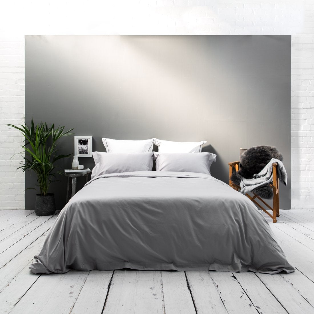 Silver Grey Luxury Bed Linen 