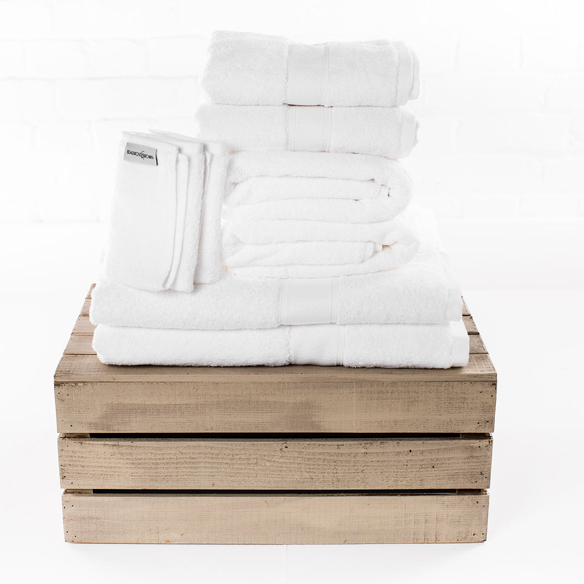 Pure White 650gsm Towels from Sleep Naked